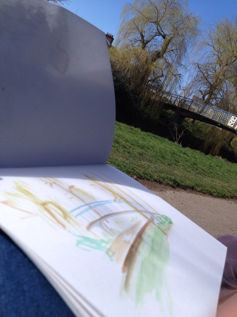 frankkiely's tweet photo. #watercolour #sketch #DodderPark #Dublin https://t.co/OyW7JFTFud