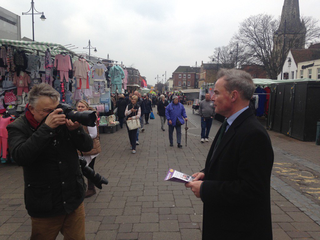 Out with the <a href="/standardnews/">Standard News</a> today in Romford #whittle2015