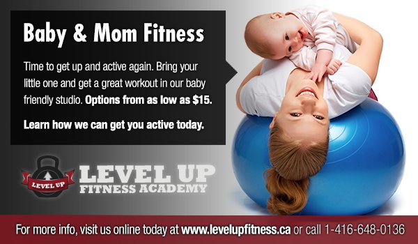 levelup_per_fit's tweet photo. No need for a sitter! Build your fitness while bonding with your baby! https://t.co/FSAUJA8imE https://t.co/2tmq8zVO1k