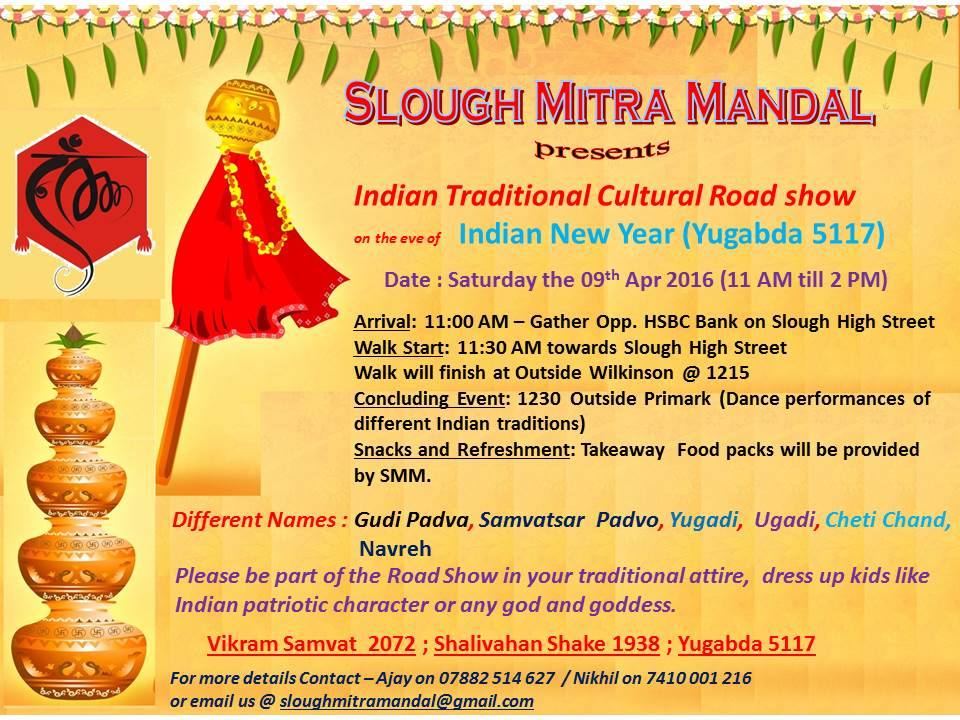 indiansinlondon's tweet photo. #IndianEvent at @SloughHighSt on 09-April. @SloughMM presents Traditional Cultural Road Show @ajaynmurudkar #london https://t.co/7gpKq2o08T