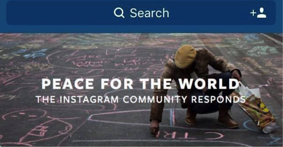 The Instagram community unites to send messages of love, hope and peace. Watch on Explore.