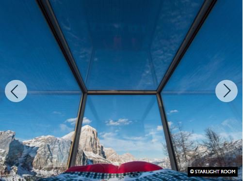 travelski's tweet photo. Dormir dans une cabane en pleine #montagne , ça vous dit ? 🌌🗻😍 @cortinadolomiti #insolite > https://t.co/9Kv0bxb1dM https://t.co/On02GKabdt