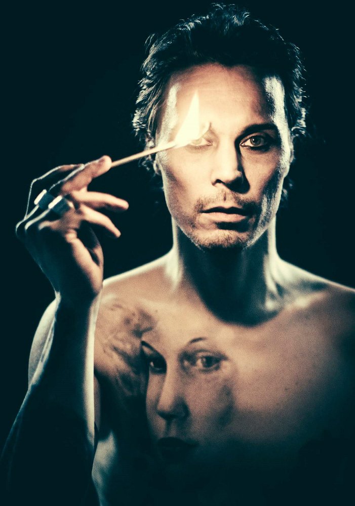 Ville Valo at the Knowing Me Knowing You video shoot with <a href="/MarkGThwaite/">Mark Gemini Thwaite ⚡️MGT</a> and <a href="/villeakseli/">Ville Juurikkala</a> as director on 21 March.