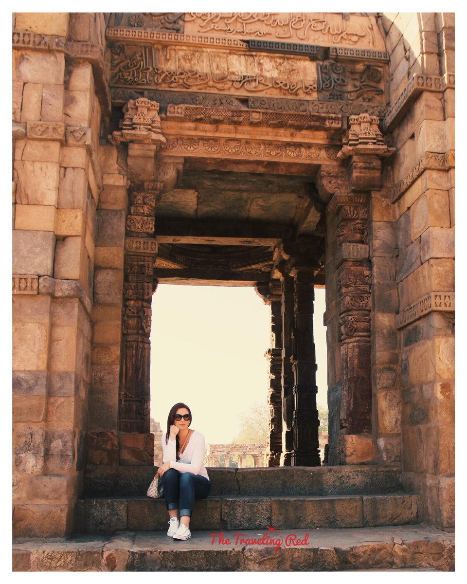 thetravelingred's tweet photo. Exploring the beautiful #QutbComplex in #India 🇮🇳 #Delhi #Travel #Qutub @TwitterIndia https://t.co/6NKcdeF8PY https://t.co/q2aAlHHHZs