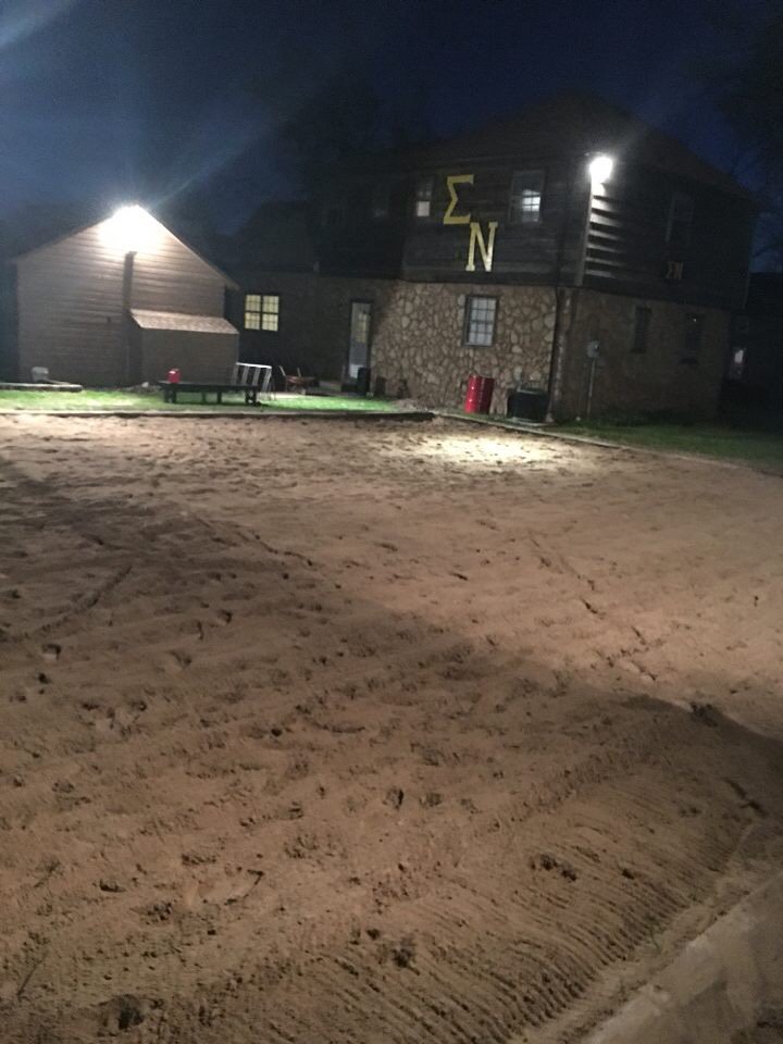 UCO_SigmaNu's tweet photo. It is officially volleyball season at Sig Nu! Stop by the house (301 East Edwards) at 6 to play a few games! https://t.co/KTaem3Xyuq