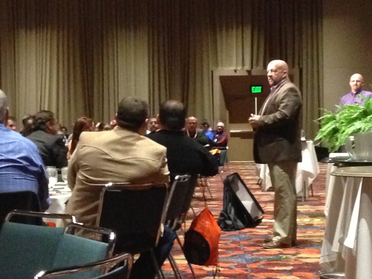 INDeptofLabor's tweet photo. Keynote speaker Rodney Grieve opening the Workplace Safety Award luncheon #INSafety16 https://t.co/2q45bdXHzZ