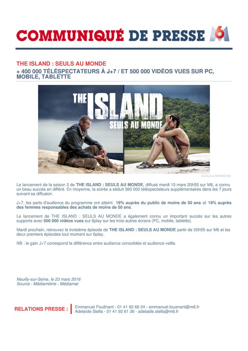The Island 2016 - Audiences CeP22tiWEAAKwPh