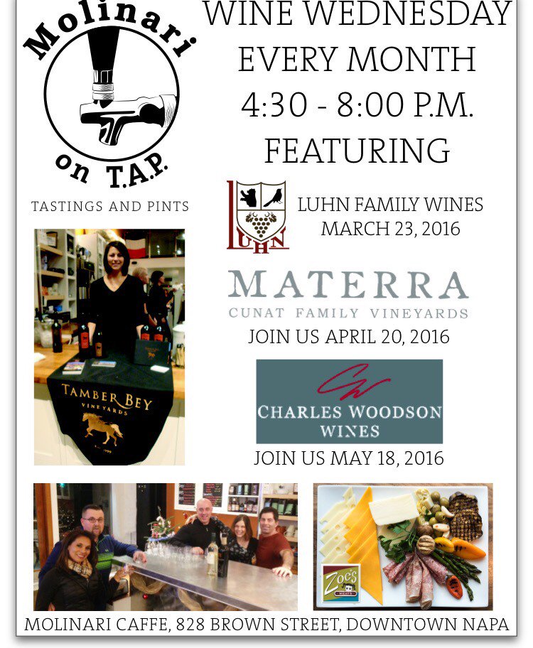 Join us tonight! #WineWednesday
