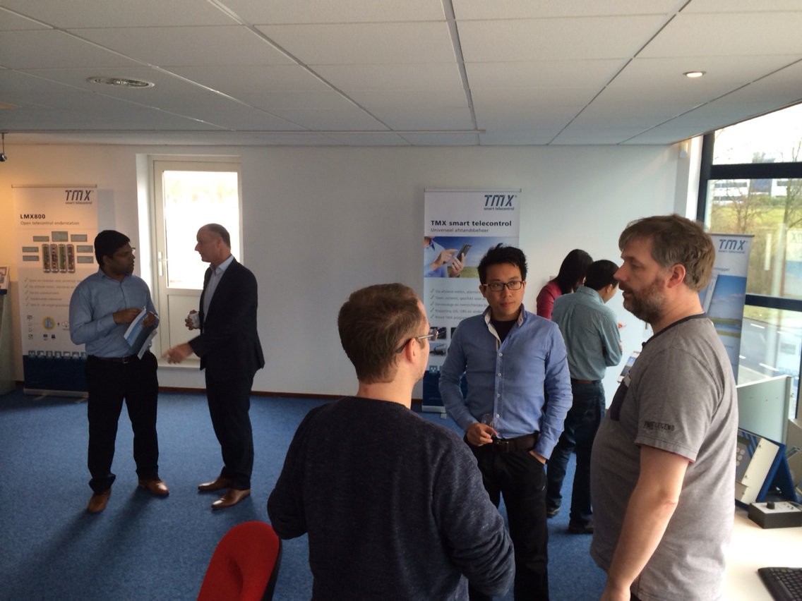 phajm's tweet image. Site visit and discussions with S3G @tudelftTBM and TMX on Telecontrol and security issues.