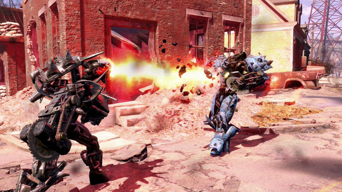 Fallout's tweet image. New weapons, quests &amp;amp; the ability to create a robot companion. #Automatron is available now bethesda.net/#en/events/gam…