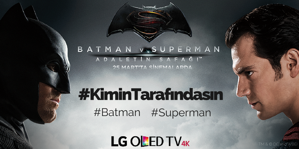 LGSinemaKulubu's tweet photo. #Batman mi #Superman mi? Seçimini #KiminTarafındasın etiketi ile paylaş, ödülleri kazan! https://t.co/m6fhjWa6Ii https://t.co/CnLBergIg1