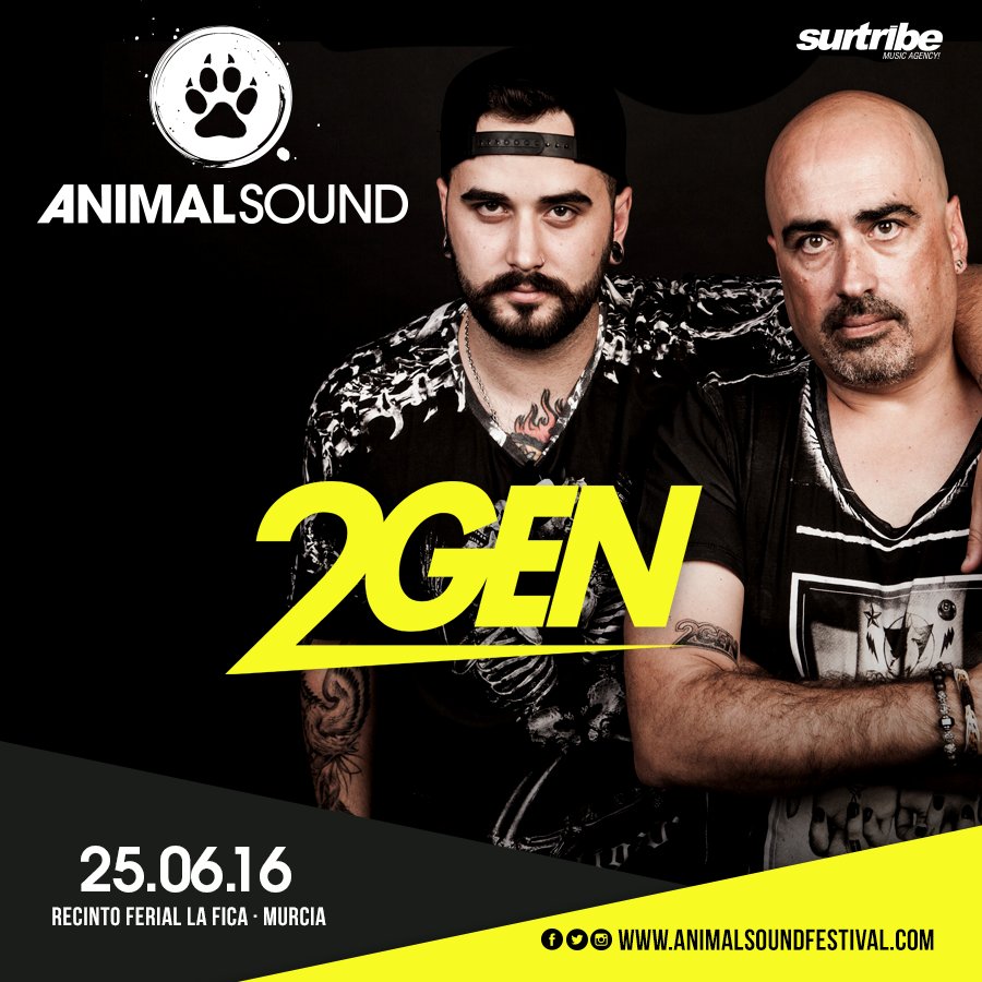 AnimalSoundFest's tweet photo. Es la suma de dos grandes pasiones, dos generaciones de una familia. @2GenMusic estará en #AnimalSound2016 https://t.co/Qrlnao7SmO