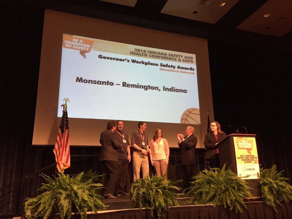 CI_ASSP's tweet photo. #INSafety16 Congratulations to the 8 Indiana companies who achieved the 2016 Governor's Workplace Safety Award! https://t.co/Q1bqbay8aA