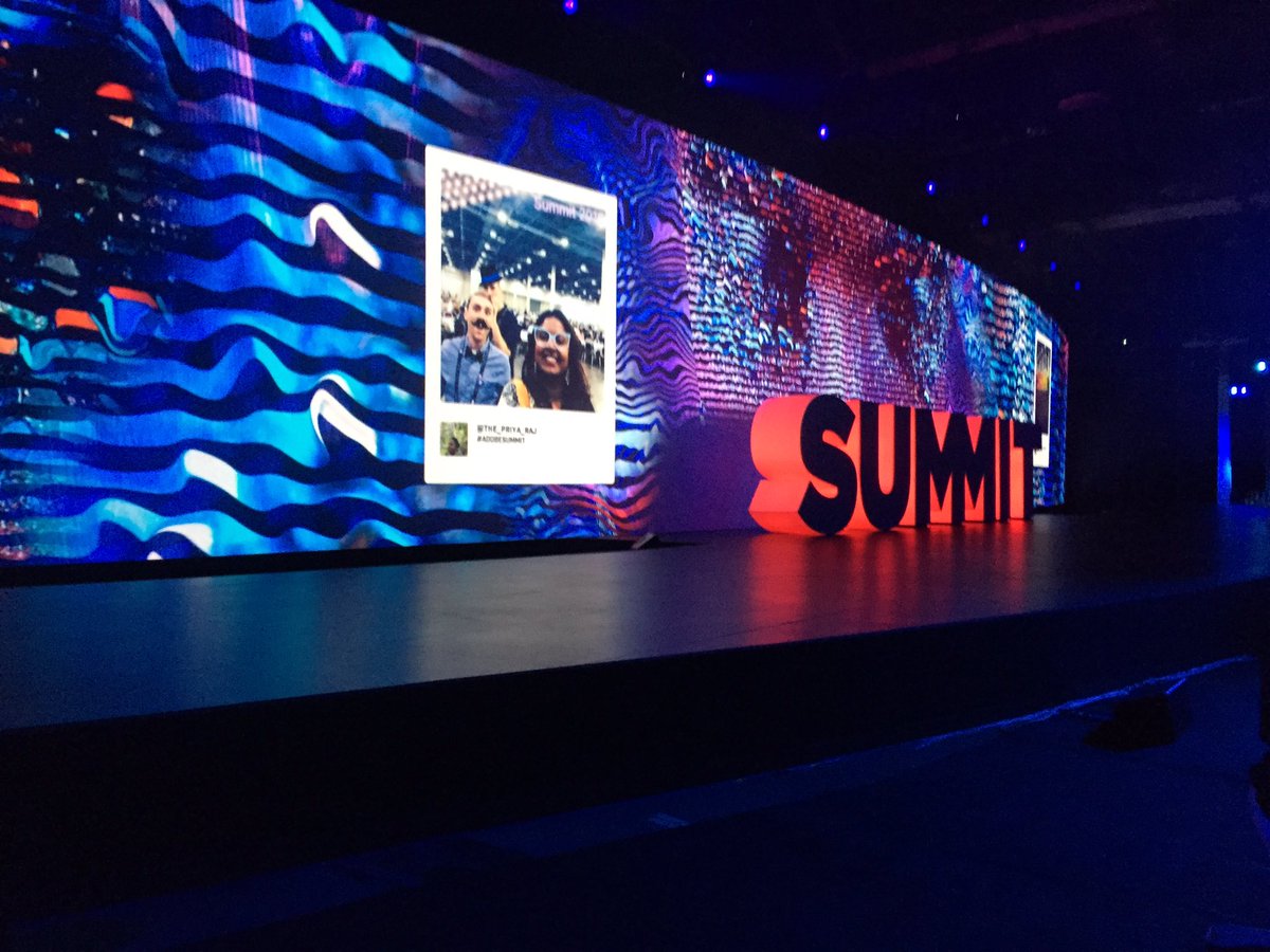 chrissyperez89's tweet photo. Ready to go Looney for Clooney!! Come on Georgie! Snagged the second row! #AdobeSummit https://t.co/duqsSKF2sj