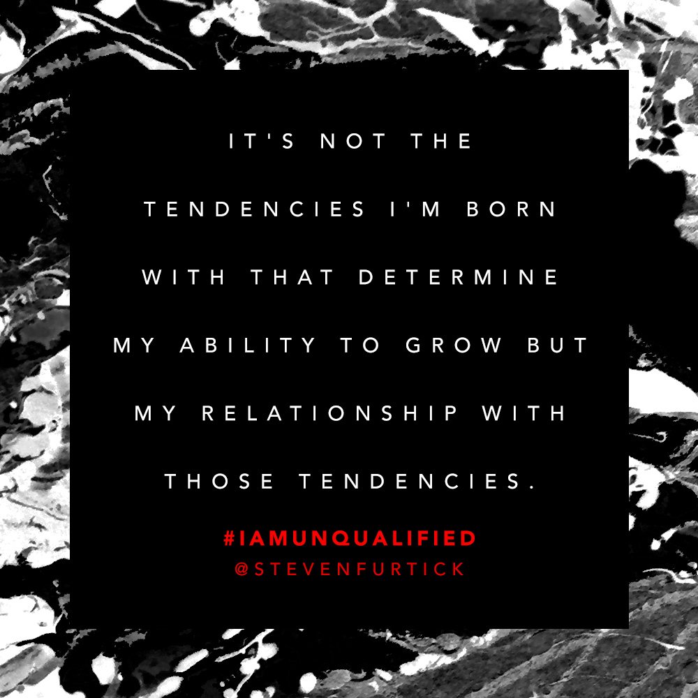 stevenfurtick's tweet image. #IAmUnqualified