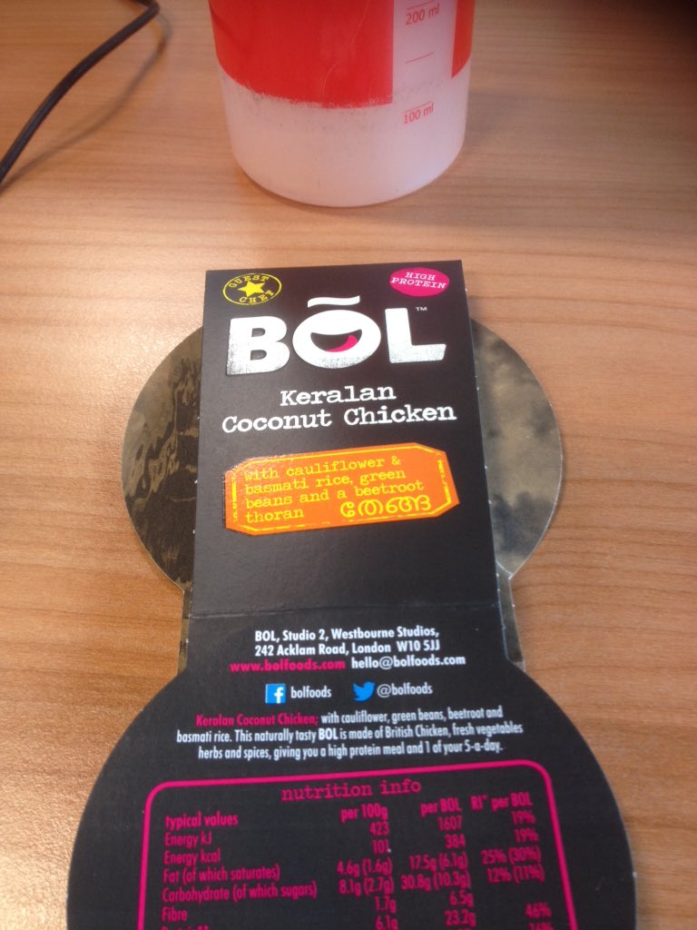 tompjc's tweet photo. @BolFoods this little beaut delivered a great lunchtime experience! https://t.co/bSziGy0KhZ
