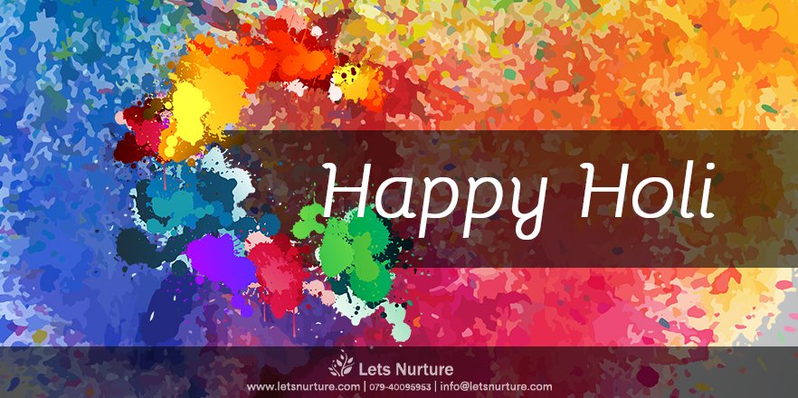 VaccinationR's tweet photo. Wishing you and your family a very bright, joyful holi with love n best wishes. Happy Holi #HoliAtLetsNurture https://t.co/ZTASNTX4Ug