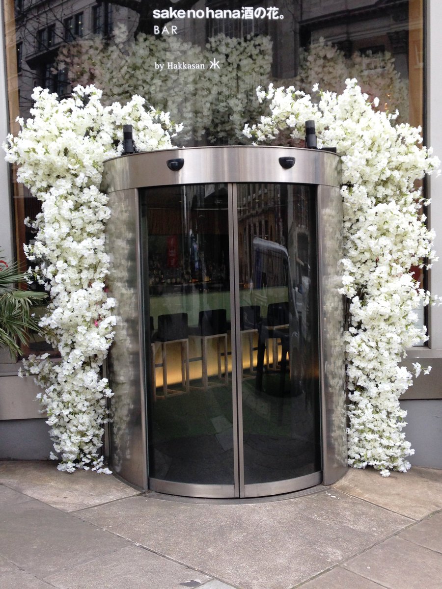 horneharvey's tweet photo. You know spring is coming when our neighbours Sake No Hana have their blossom on display #stjames #springtimelondon https://t.co/jqO0JMeDkB