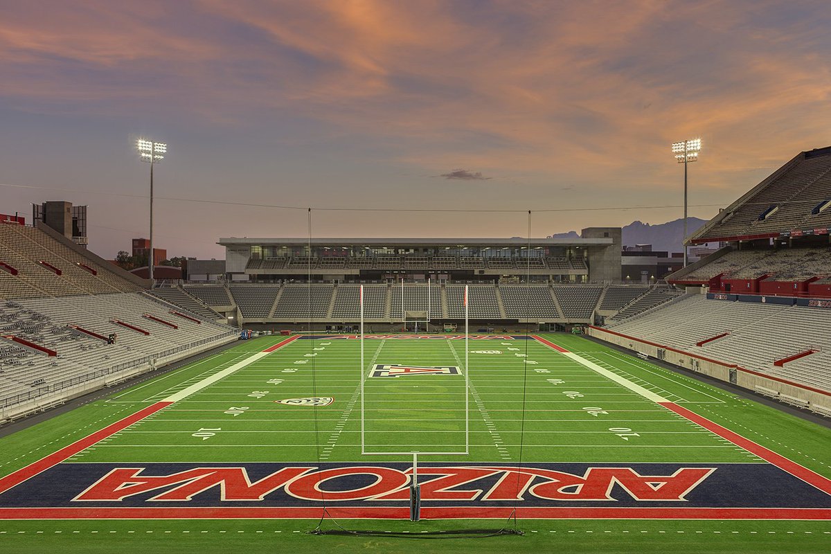 SLAMSportsArch's tweet photo. Lowell-Stevens North End Zone awarded LEED GOLD certification! @AZATHLETICS @ArizonaFBall @UofA #LEED #certified https://t.co/Vet8oqIps8