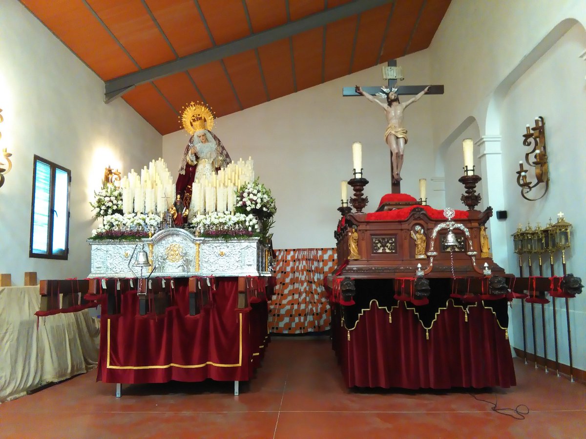 CalvarioFN's tweet photo. Todo listo para procesionar en este Miércoles Santo  #50AniversarioCalvarioFN #sentimientocofrade #quepoquitoqueda https://t.co/7qCZqt9MRg
