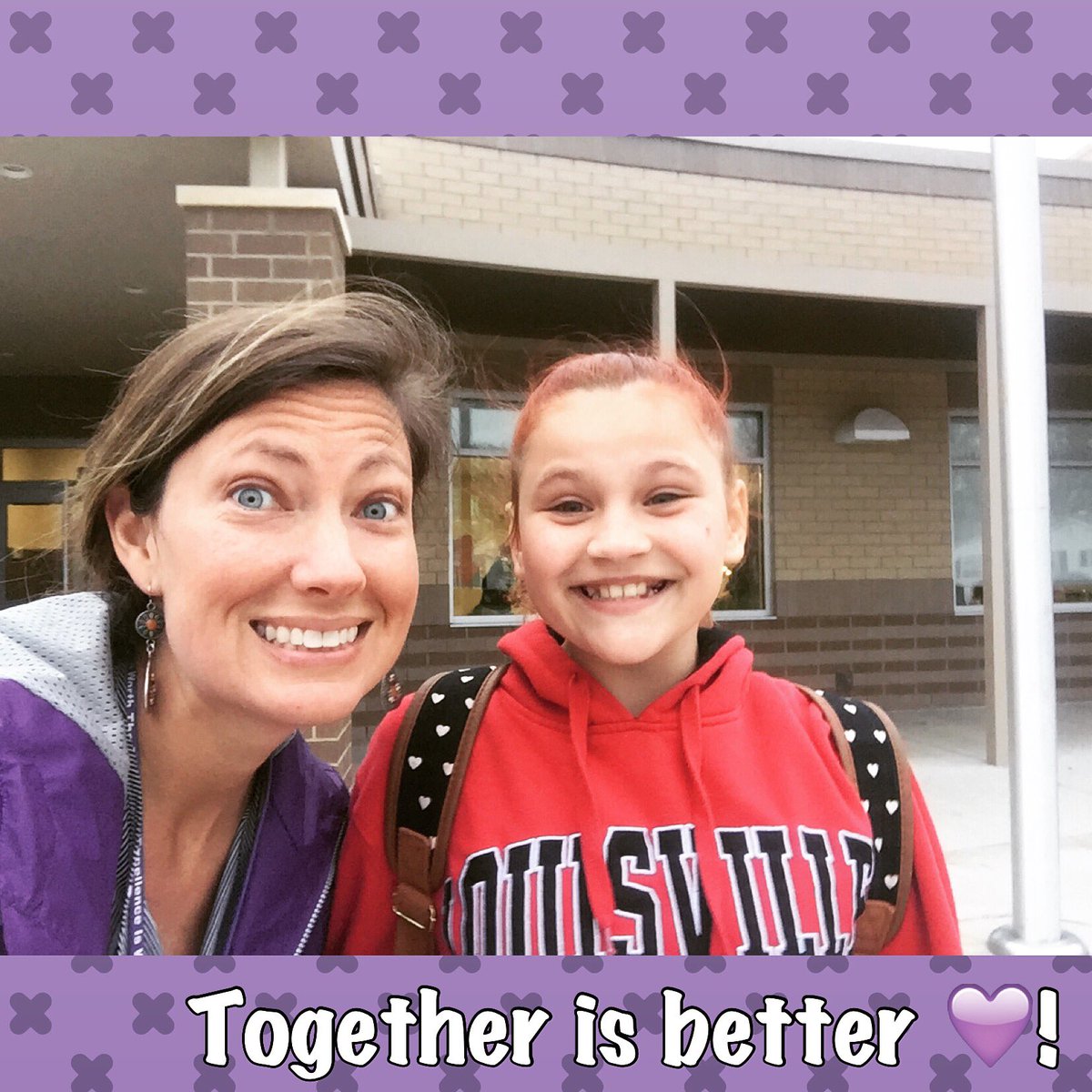 read2learn4life's tweet photo. Car rider duty is better with a helper 💁🏻💁🏻!  #Synergize @BGISDgaryfields @BGISD @bgdishman https://t.co/Wp386Gcyii