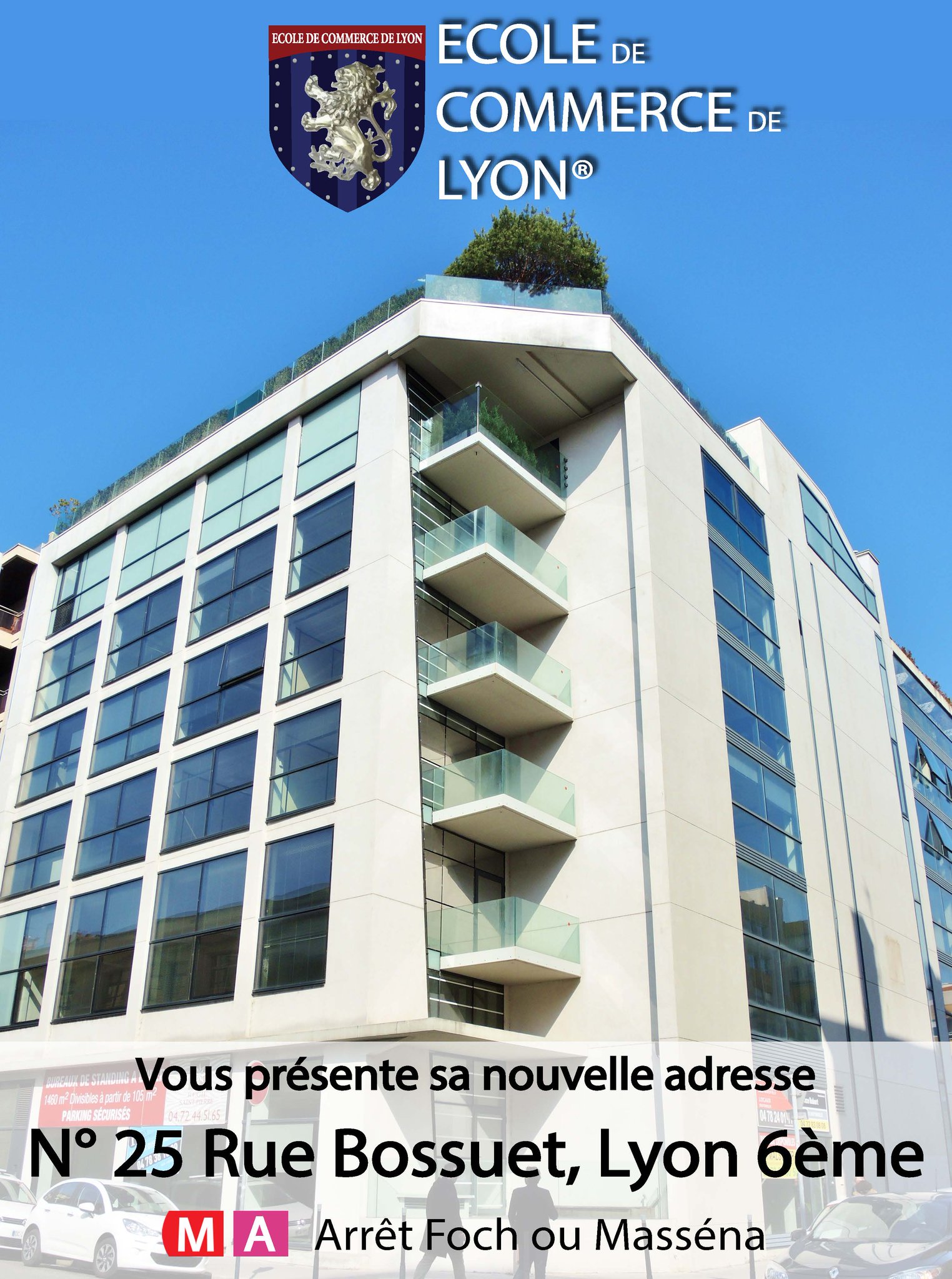 Ecole Commerce Lyon on Twitter "L’ECL déménage ! Nous changeons de