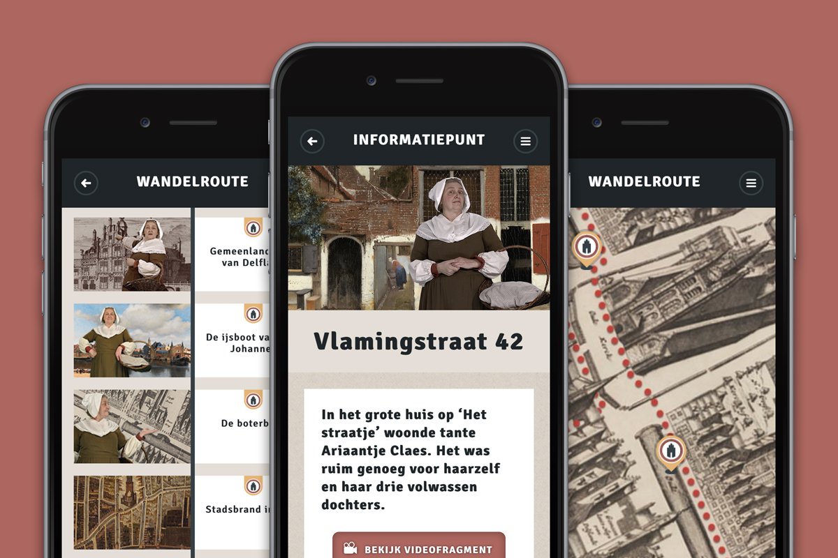 mcwstudios's tweet photo. Samen met @HetPrinsenhof maakten we een app om het Delft van Vermeer te ontdekken! https://t.co/NMp5POXMfB #Delft https://t.co/dFG4GD2jGC