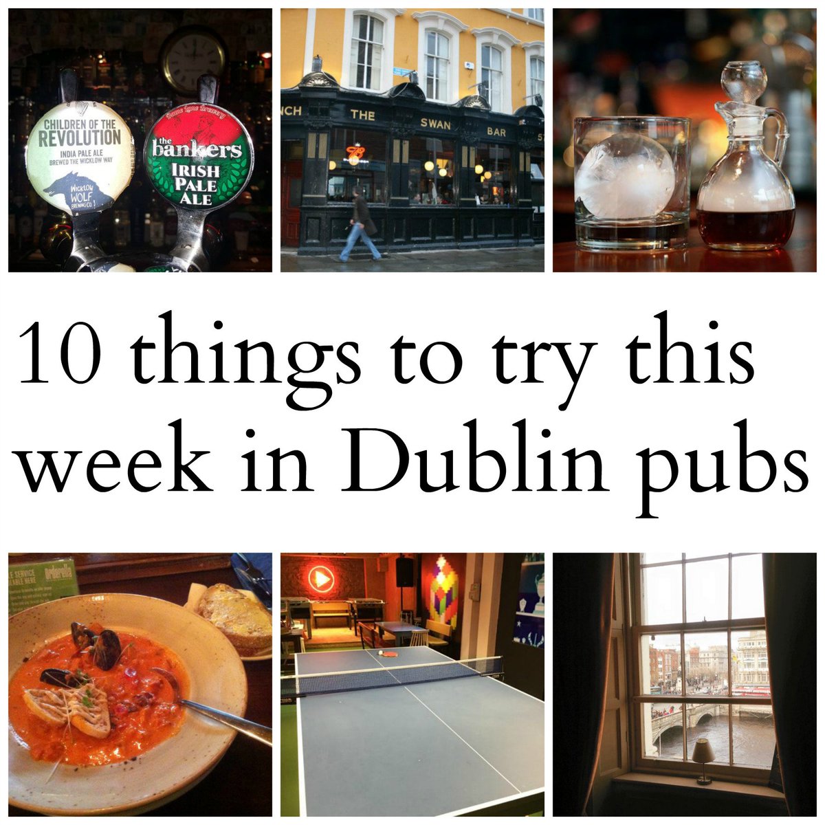 publinie's tweet photo. 10 things to try this week in Dublin pubs. https://t.co/Rjes1FQMII https://t.co/sAhKo0JmMH