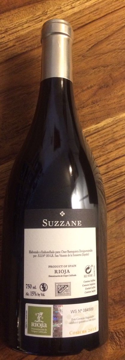 #Suzzane2013 <a href="/OxerWines/">-</a> que hemos maridado hoy en @gipuzkoenlaonda y podéis probar en #vinoteca <a href="/ViuraHotel/">Hotel Viura</a> <a href="/CatasDe/">THE WINE COLLECTOR</a>