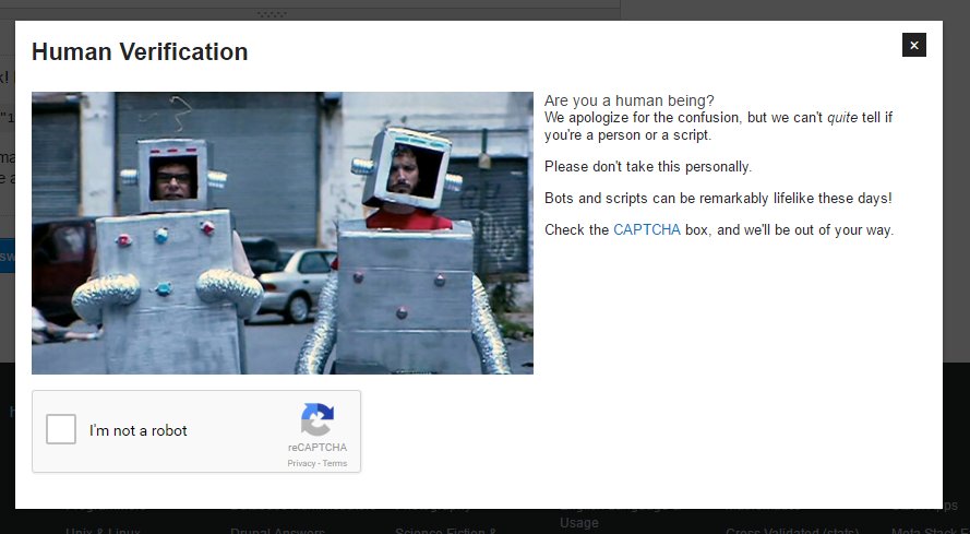 dagelf's tweet image. Gee thanks, @StackOverflow @fotc #Humorous #humanverification I can handle. Binary Solo! -> goo.gl/z49Vaq