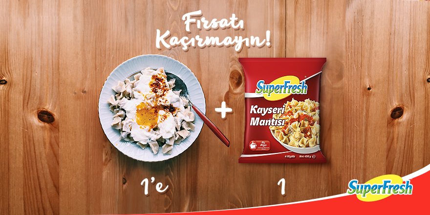 superfresh on twitter karnin acsa bu lezzeti kacirma nefis superfresh kayseri mantisi simdi 1 alana 1 bedava https t co 6piuf85kuw twitter