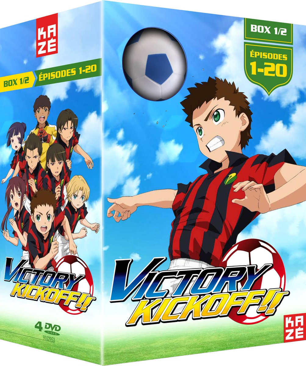 Senpai_MA's tweet photo. [Sortie #anime] #VictoryKickoff - Coffret Vol.1 disponible en DVD (30€) chez @KazeFrance https://t.co/tqMauRY0a9