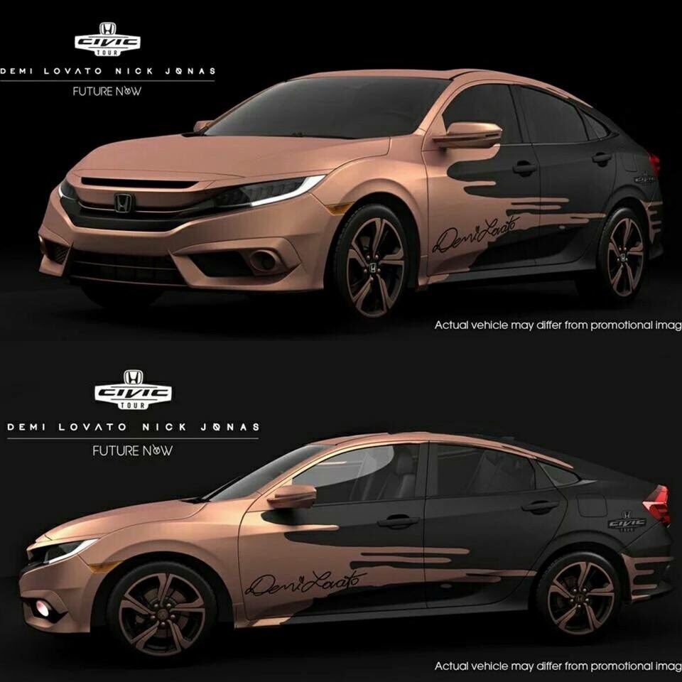 DevonneWorldBR's tweet image. Esse é o carro customizado por Demi que um fã poderá ganhar na Future Now Tour. #Hello #BestCover #iHeartAwards