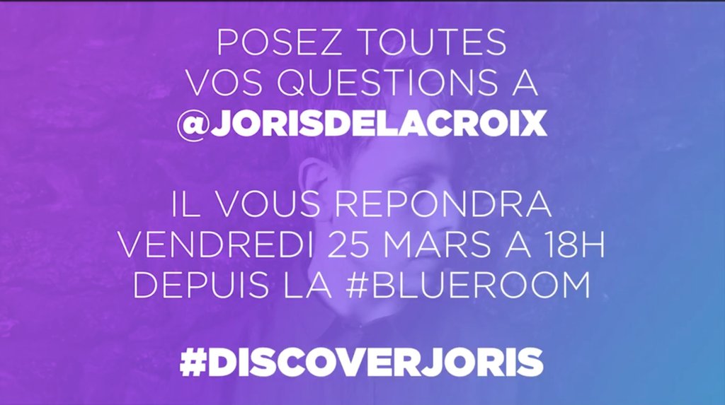 somusic's tweet photo. Demain on finit la #DiscoverWeek @TwitterFrance
en beauté ! RDV à 18h avec @JorisDelacroix pour #DiscoverJoris https://t.co/4eGV8EX8b2