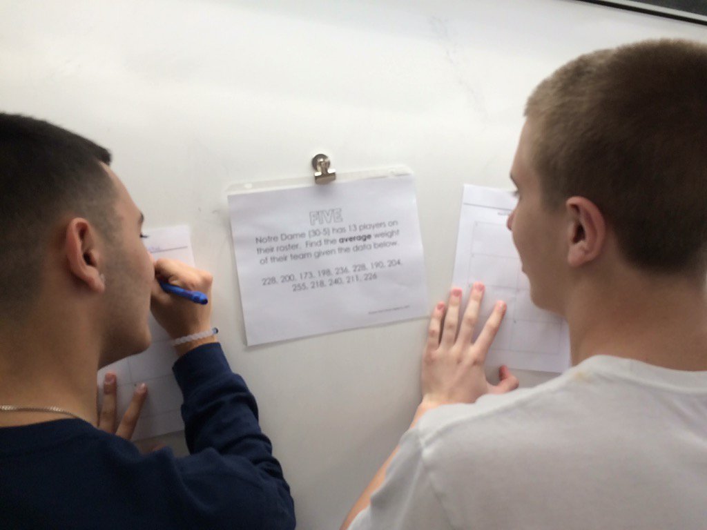 kgerdeshhs's tweet image. March Math-ness station work!!. #meanmedianmode #modernmath