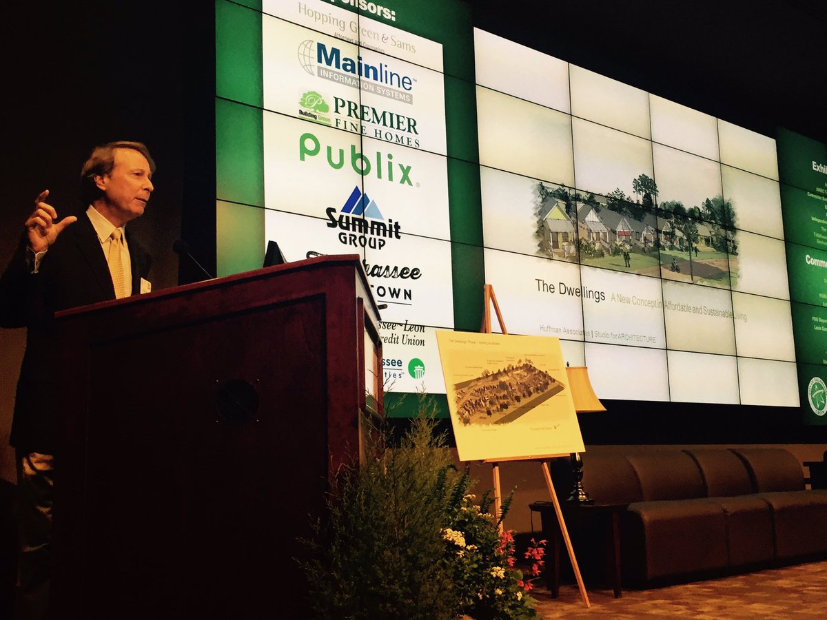 CityofTLH's tweet photo. Rick Kearney of @MainlineInfoSys talks about social entrepreneurship &amp; a new tiny house community, the Dwellings. https://t.co/mijrTFfJcI