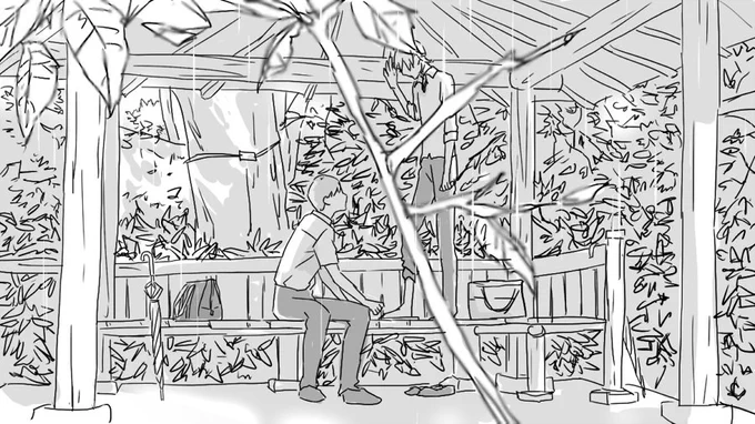 ナナセさんが言ってた言の葉の庭パロでいちつるが読みたくて読みたくて仕方がない…
靴職人を目指す15歳の一期と古文教師鶴丸の雨の日だけの逢瀬… 