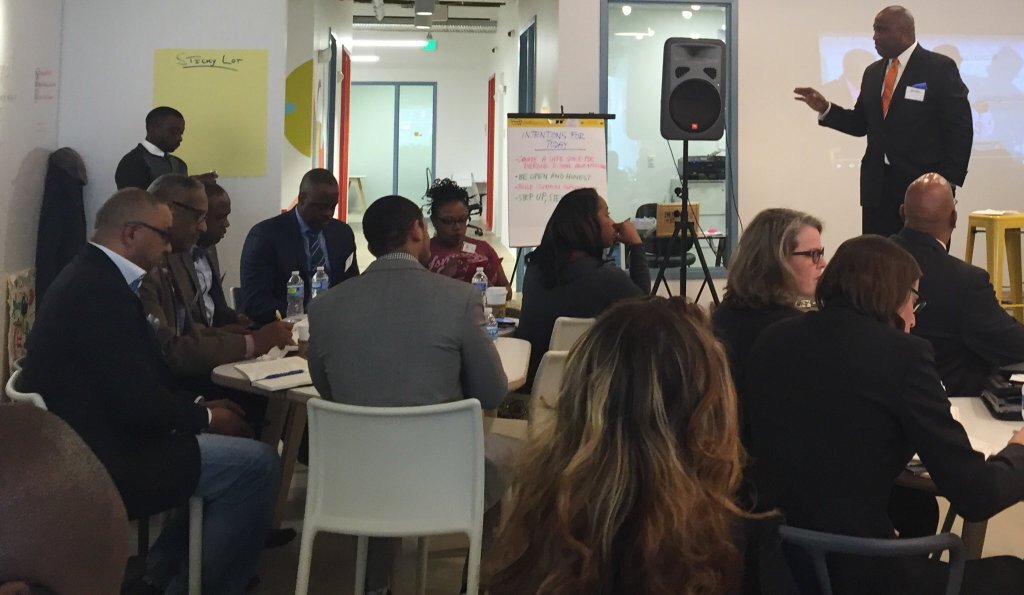 CARES_Mentoring's tweet photo. “@SteveVassor: The iconic leaders are gathered, working to #QuantifyHope and #winning for Black men and boys." https://t.co/vUzSIQudWr