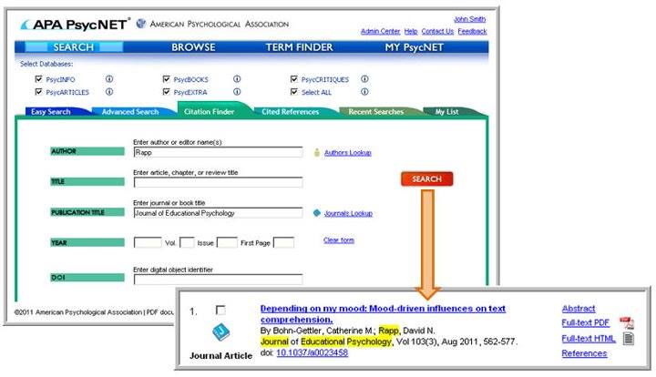 Apa Databases Are You Looking For A Citation Only Know A Few Pieces Of Information Use Citation Finder On Apa Psycnetl T Co Ftzmffcq6y