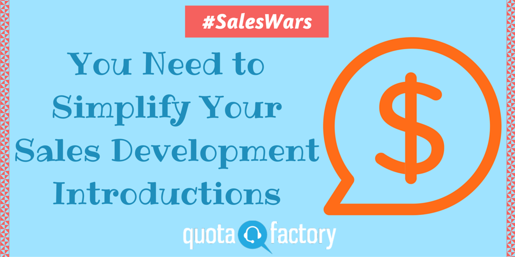 TeddyCIeps1's tweet photo. How's your phrasing? You Need to Simplify Your #SalesDevelopment Intros https://t.co/qUl7ymPbtQ by @JohnMBarrows https://t.co/WKZKNK7GiC