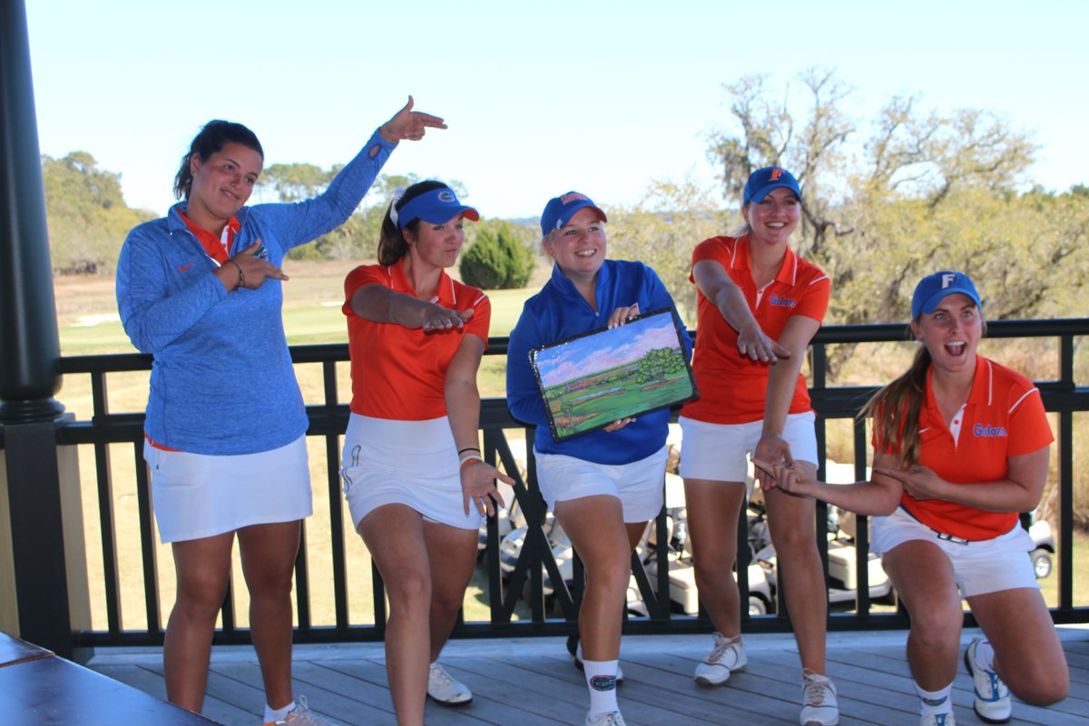 GatorsGolf's tweet photo. ICYMI: The #Gators have now won 5 out of their last 6 events. Trophy case is getting full! #Squad #GoGators https://t.co/KaNGhnpl2B