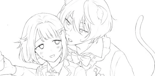 描きかけ発見したから続きしてたけど飽きた… 