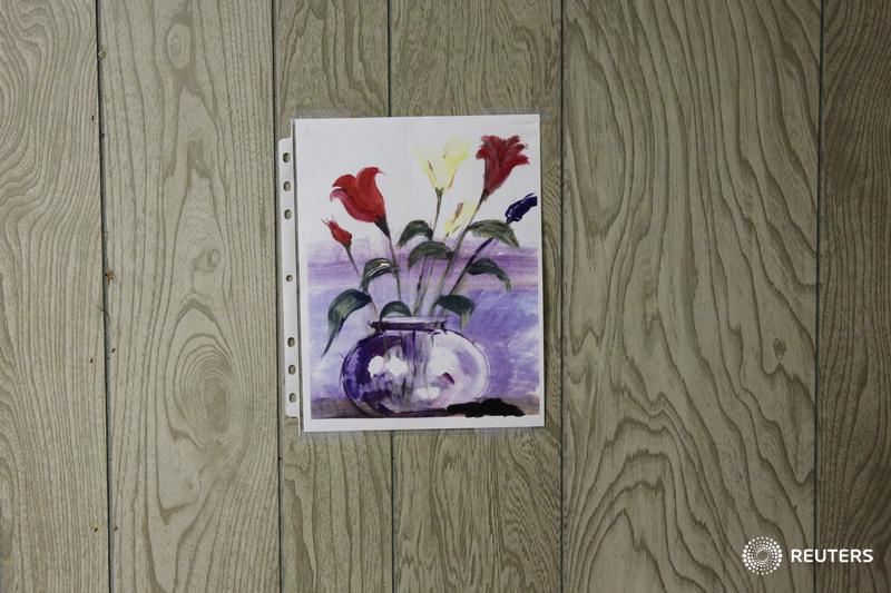corinne_perkins's tweet photo. Fascinating to see the artwork of Guantanamo bay detainees. Photos by @Lucas_Jackson_ https://t.co/fHG0rBGmU5 https://t.co/V6y473cL1f