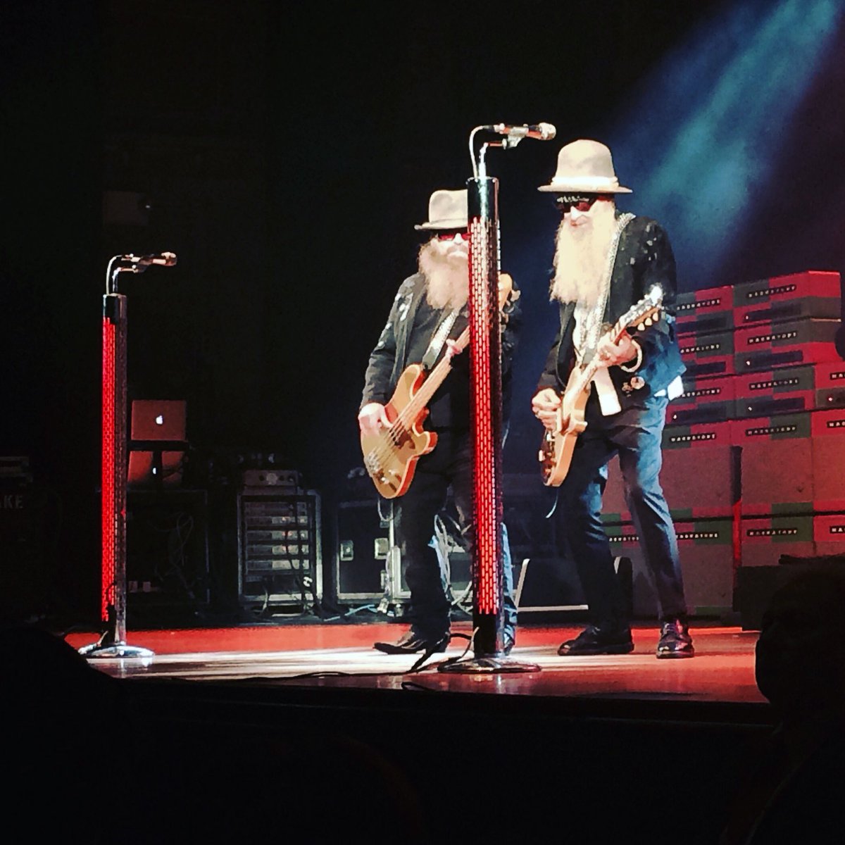 WeRockOhio's tweet photo. .@ZZTop brought down the house last night at @StambaughAud. Thanks for coming to #Youngstown! #werockohio https://t.co/ISZpf5MeIm