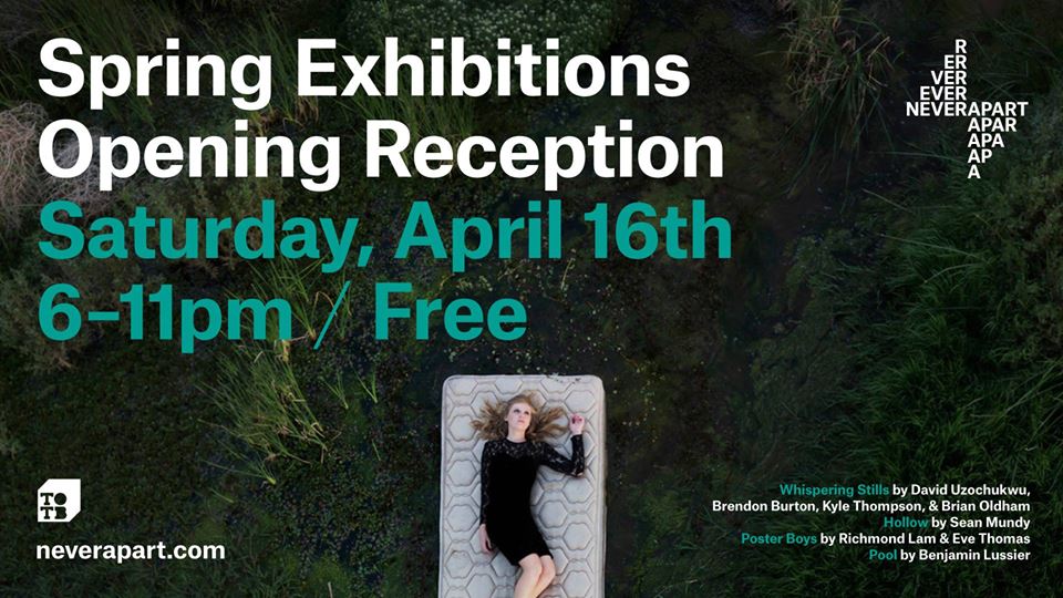 daxdasilva's tweet photo. #SpringVernissage at @NeverApartMtl on Apr 16, 2016 featuring 5 new exhibitions: https://t.co/cj2ag9UtcC https://t.co/BMFyKUh2kx