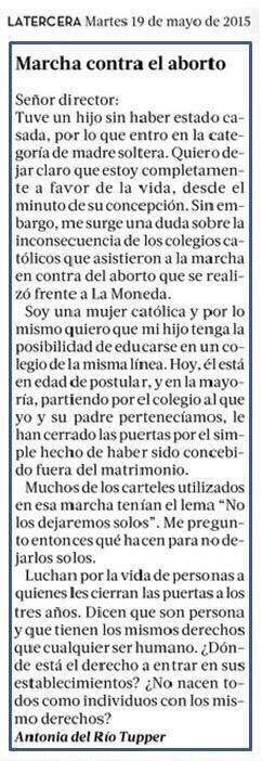 felipekast's tweet image. Antonia tiene toda la razón; no se puede defender la vida y luego discriminar a quien no vive como tú quieres