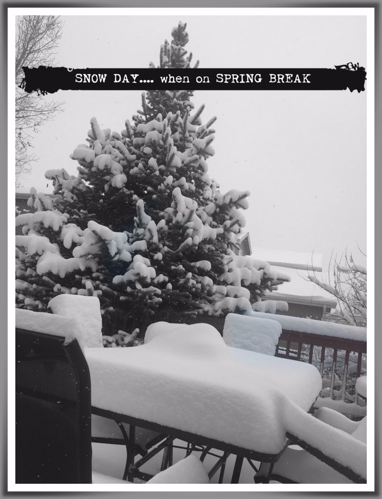 Coach_Kemm's tweet image. #SNOWDAY ...... But I'm #prettysure ....#preeetysure ... #preeeeetysure it's #SpringBreak - @MapletonSchools