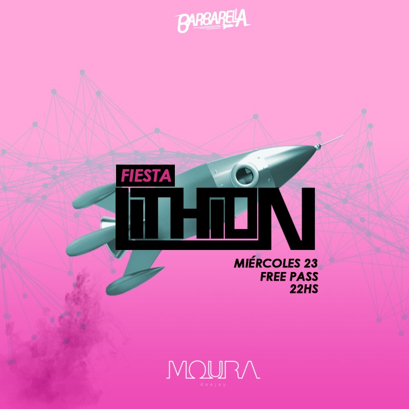 BarbarellaPy's tweet photo. 🔥🔥🔥 HOOOOOY, bailamos con Moura en la #FiestaLithion 🔥🔥🔥 FREE PASS https://t.co/JJ7Vv2OGMY