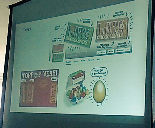 .<a href="/TonyChocolonely/">tonyschocolonely</a> komt voorbij in workshop branding en social media van <a href="/wunder_wald/">Wunderwald</a> <a href="/daandagevos/">Daan Dagevos</a>  @ArjenBoekhold