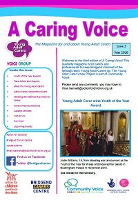 BAVO_CVC's tweet photo. Read latest edition of 'A Caring Voice' a magazine for and about young carers https://t.co/xEooEtkBI7 https://t.co/am1M1p0M6Q